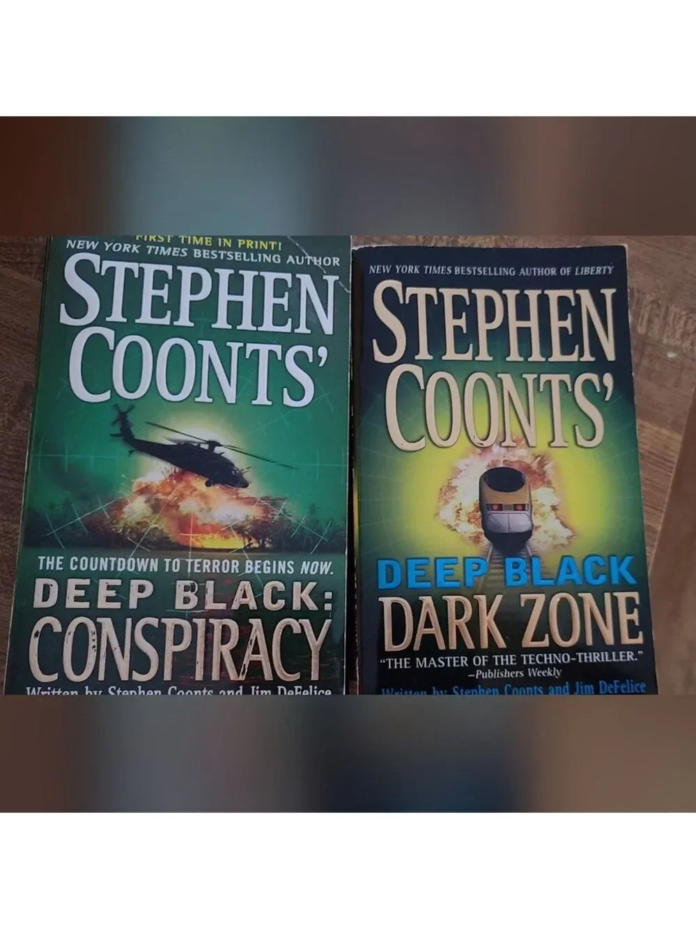 Stephen Coonts Deep Black Series Thriller Books Set
